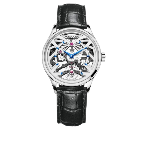 sell vastara agelocer original schwarzwald 36mm watch 11 - classic unisex timepiece with stainless steel (USA)