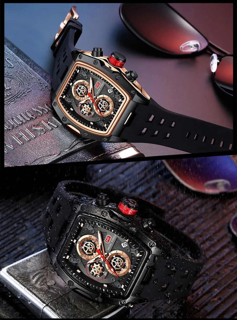 sell vastara chronograph mini focus watch 10 - classic unisex timepiece with chronograph (USA)