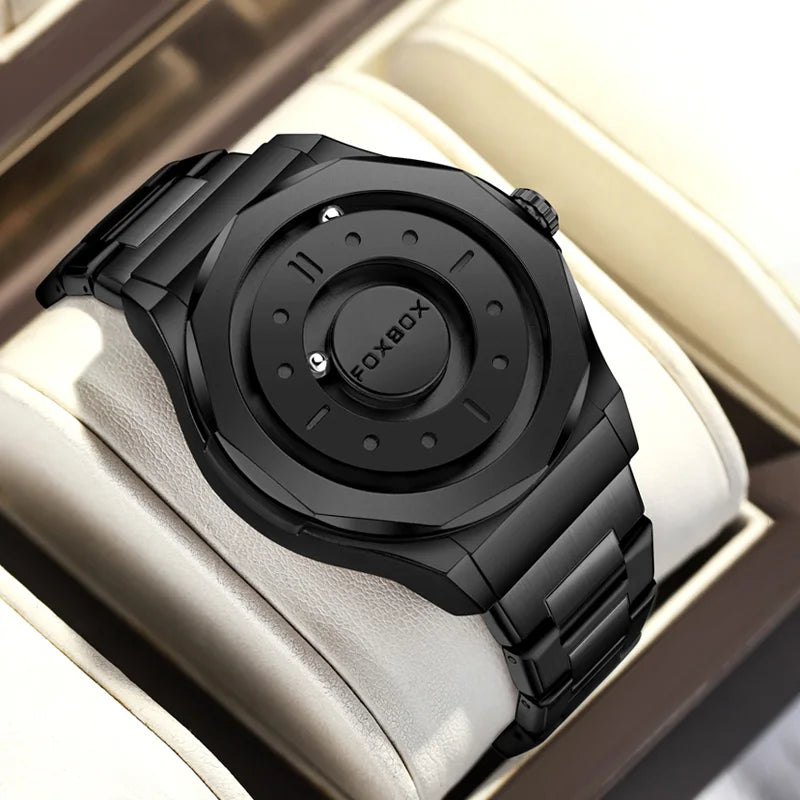 vastara foxbox stainless steel watch watch 9 - classic unisex timepiece with stainless steel (USA)