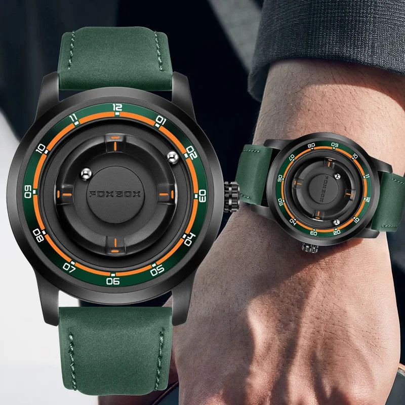 vastara foxbox magnetic watch trade in creative models watch 6 - classic unisex timepiece with waterproof (USA)
